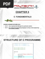 Chp 3 - C Fundamentals