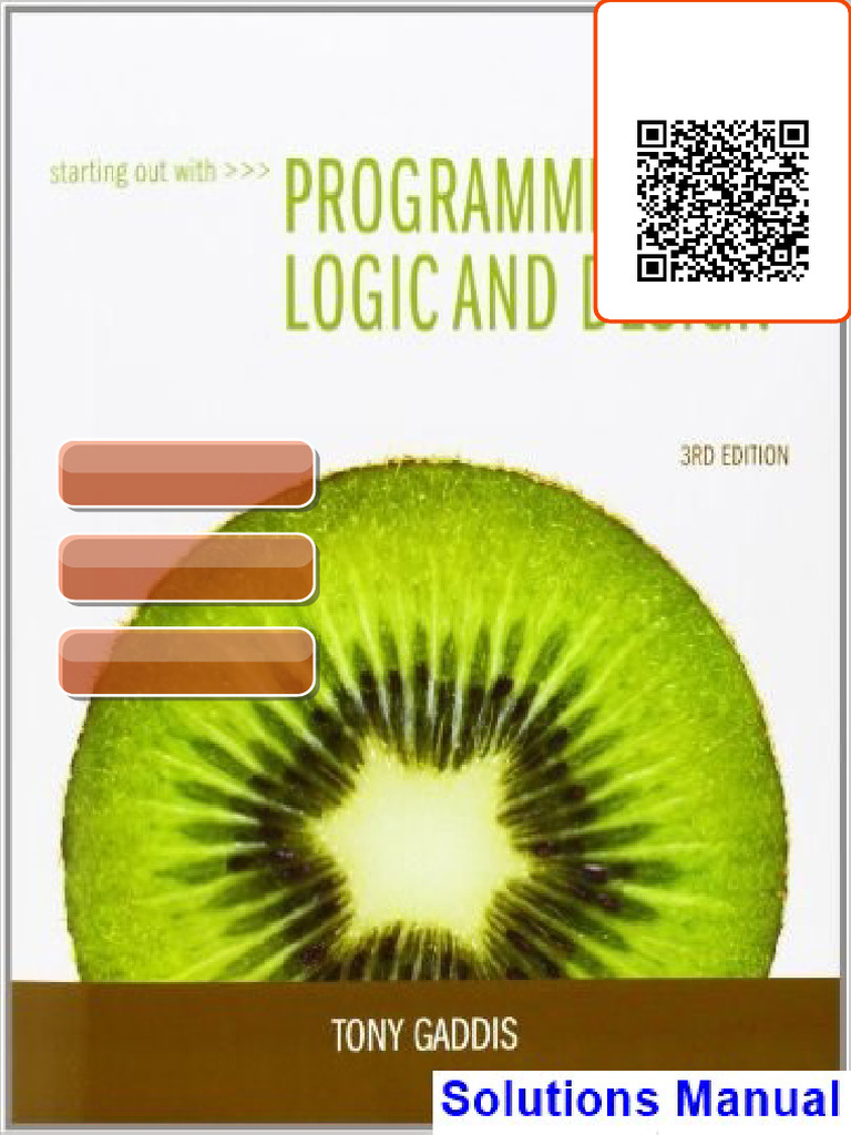 Download Starting Out with Programming Logic and Design 3rd Edition ...
