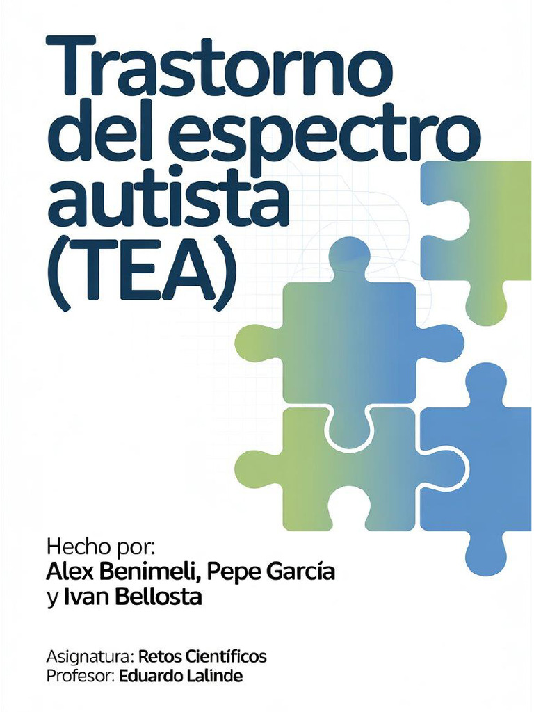 Autismo | PDF | Autismo | Ciencias del comportamiento