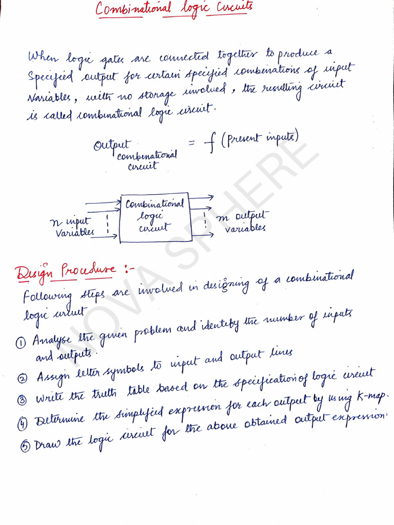 Chapter-2 Combinational Logic Circuits | PDF