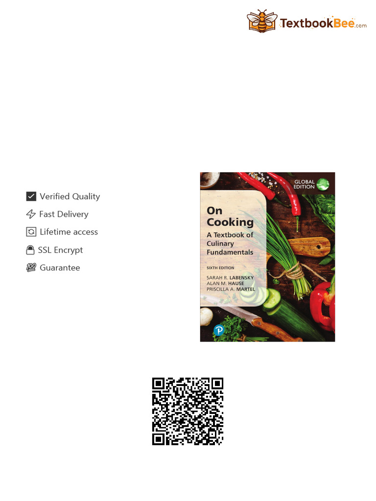 Unlock your On Cooking A Textbook of Culinary Fundamentals 6th Global ...