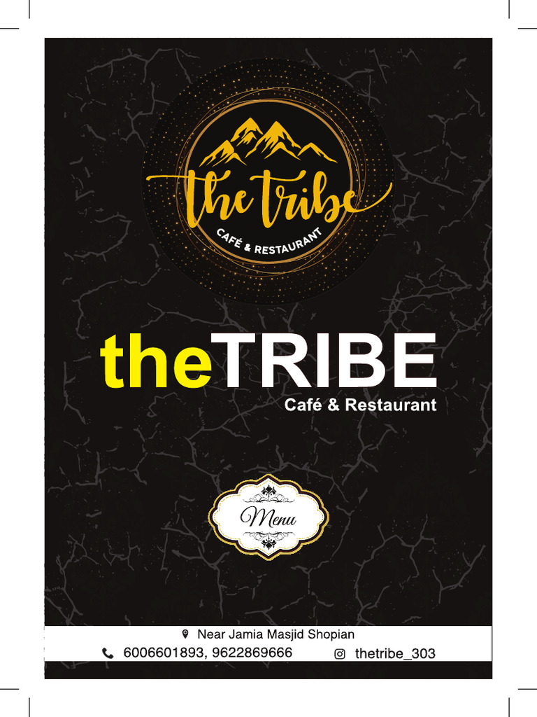 The Tribe Menu-5 | PDF