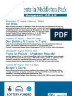 Middleton Park Events August 2012