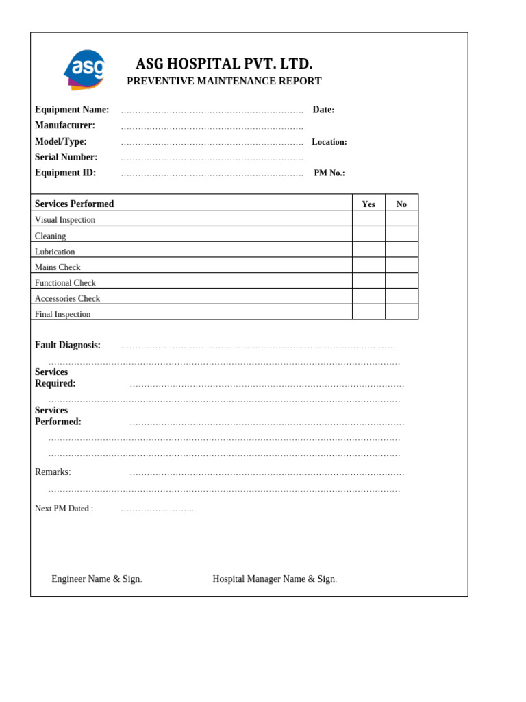 PM Report Format | PDF