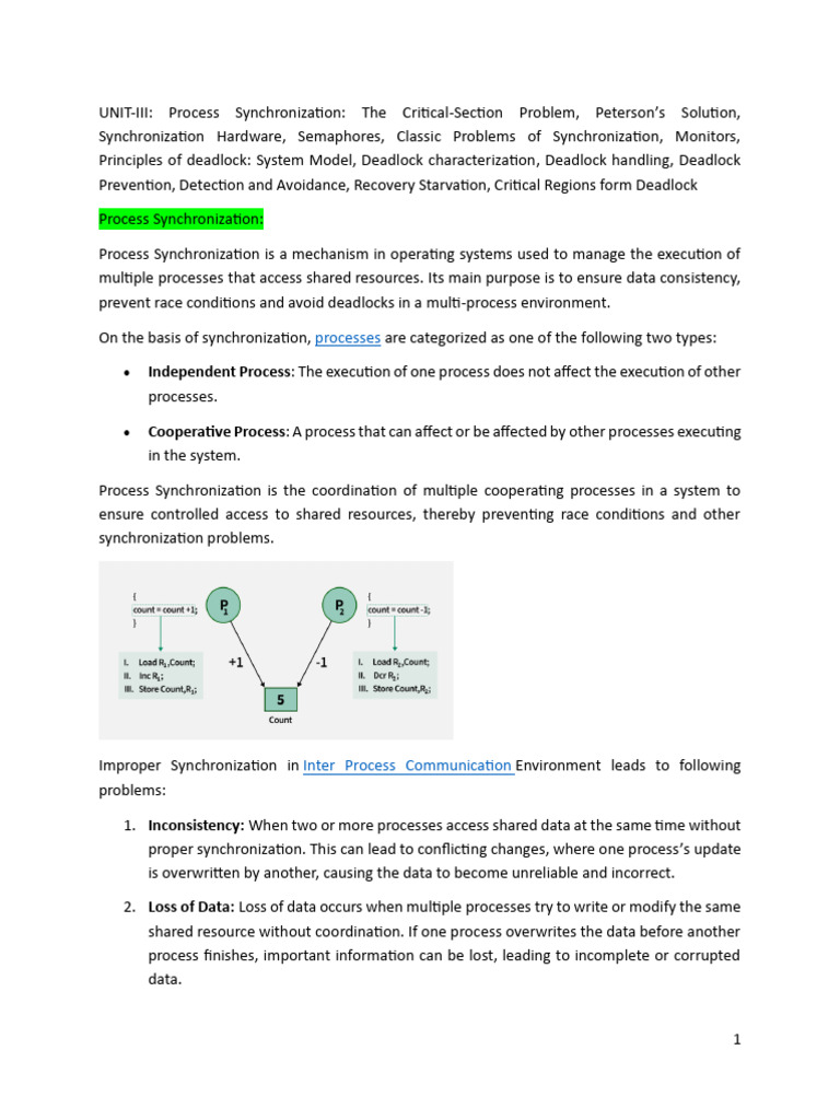 OS - Unit 3 Notes | PDF