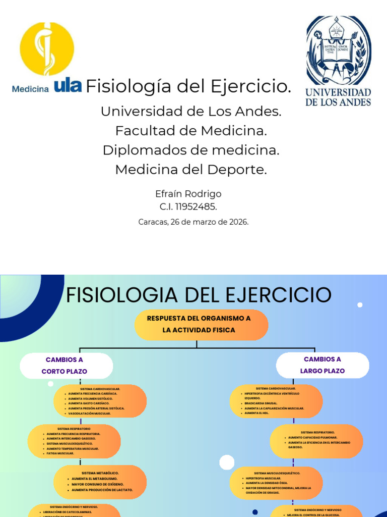 Fisiología Del Ejercicio | PDF | Fisiología | Especialidades Medicas