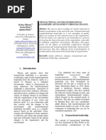 Download Transactional and Transformational Leadership Development Through Changes by ProfSrdjanNikezic SN102139332 doc pdf
