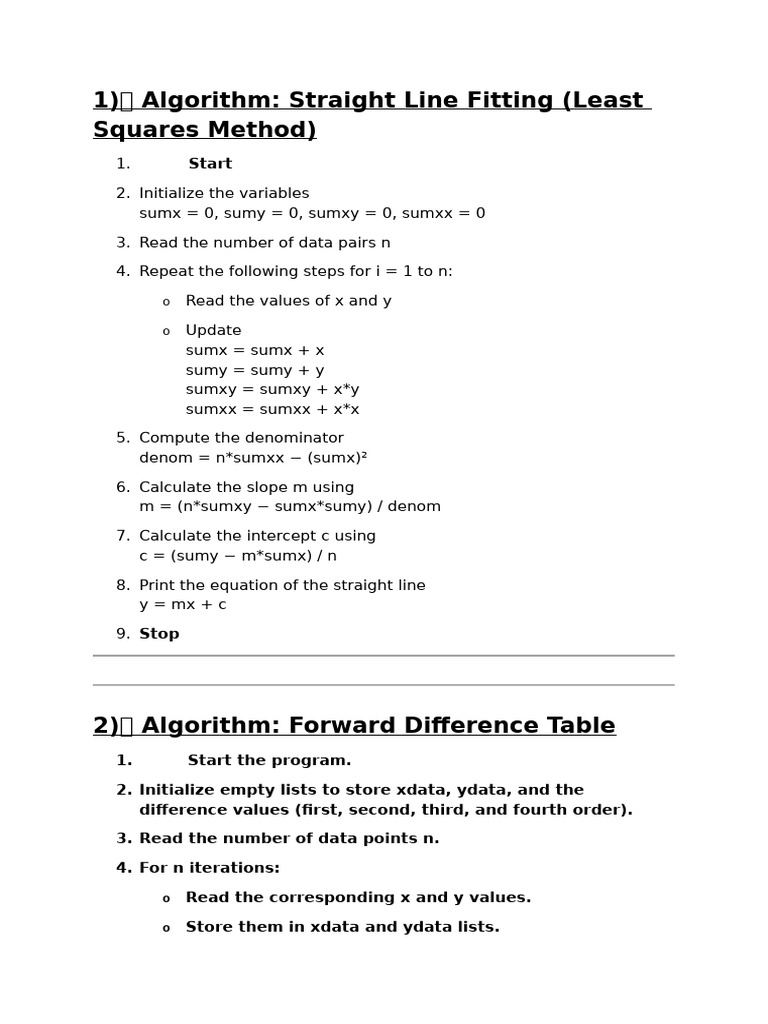 Algorithm | PDF