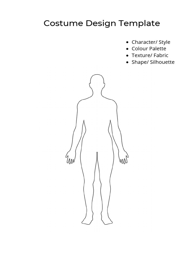 [Template] Costume Design Template | PDF