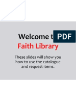 Intro to Faith Library's Catalog