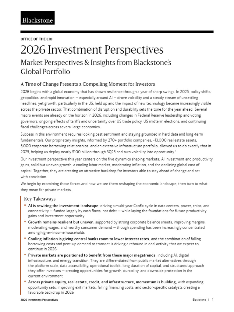 Office-of-the-CIO-2026-Investment-Perspective | PDF | Consumer Price ...