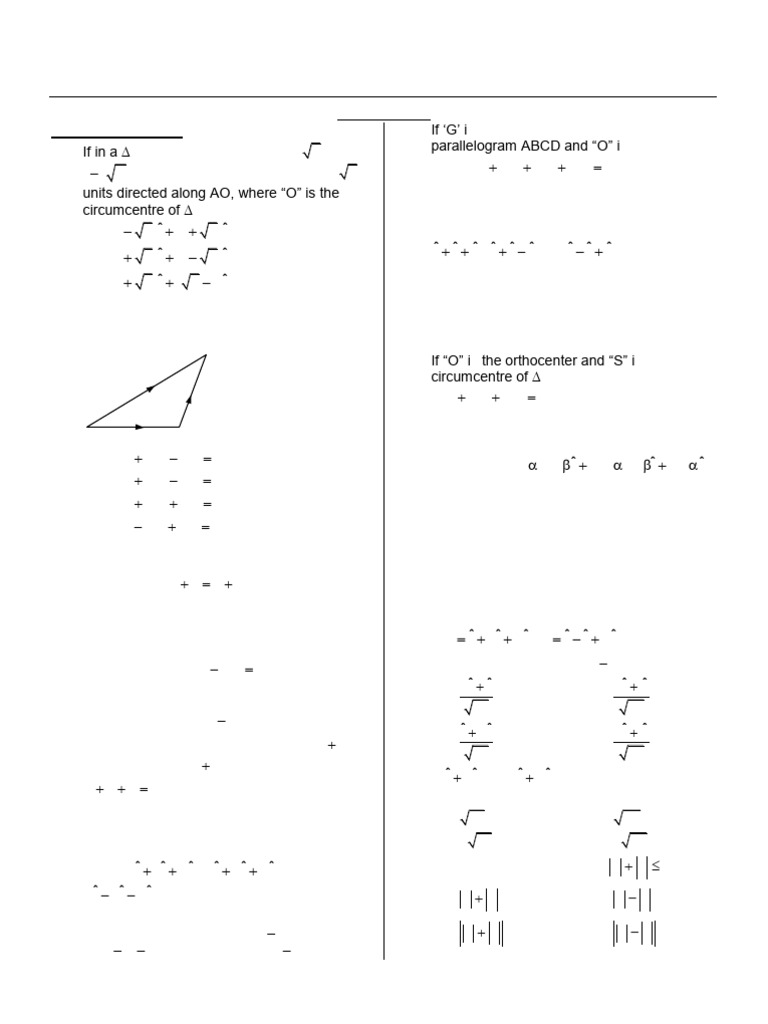 VECTORS | PDF | Area | Linear Algebra
