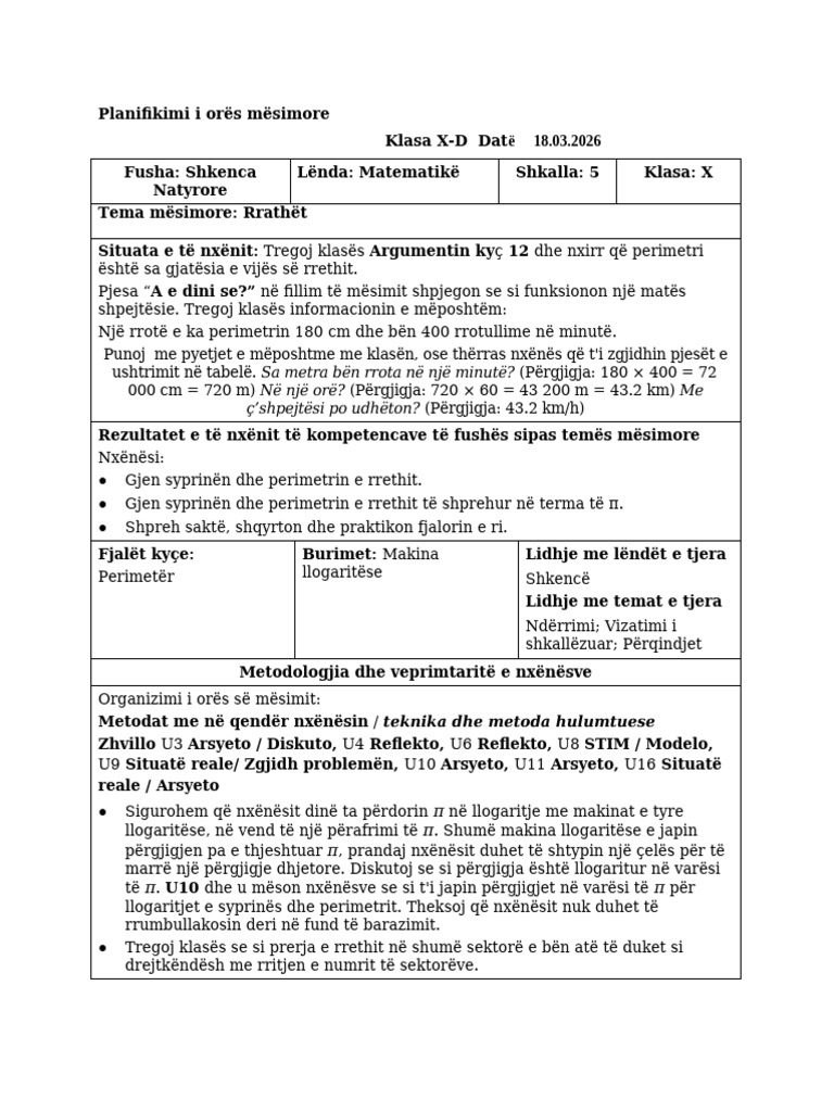 Ditar Klasa 10 d | PDF