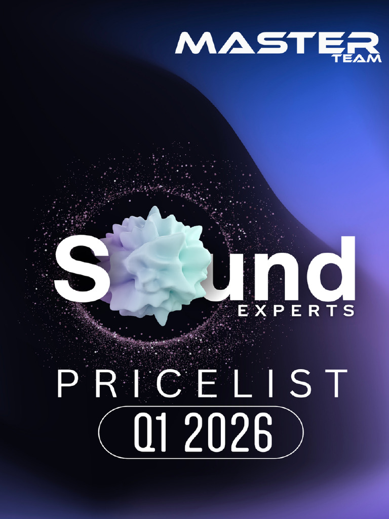 Master Team Pricelist Q1 2026.PDF (1) | PDF | Microphone | Mains ...