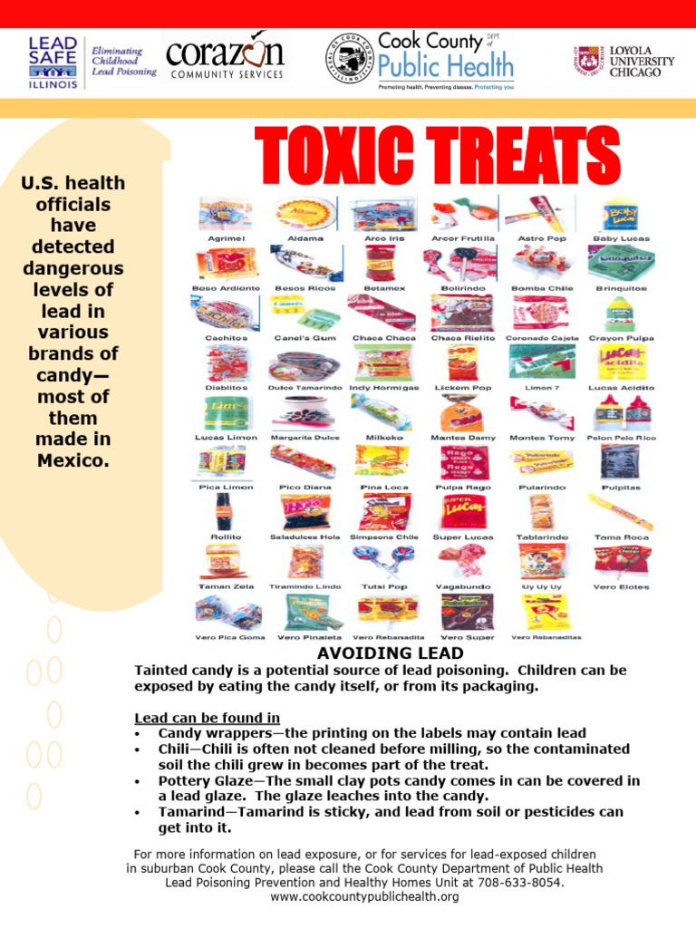 Lead Toxic Treats Poster English | PDF
