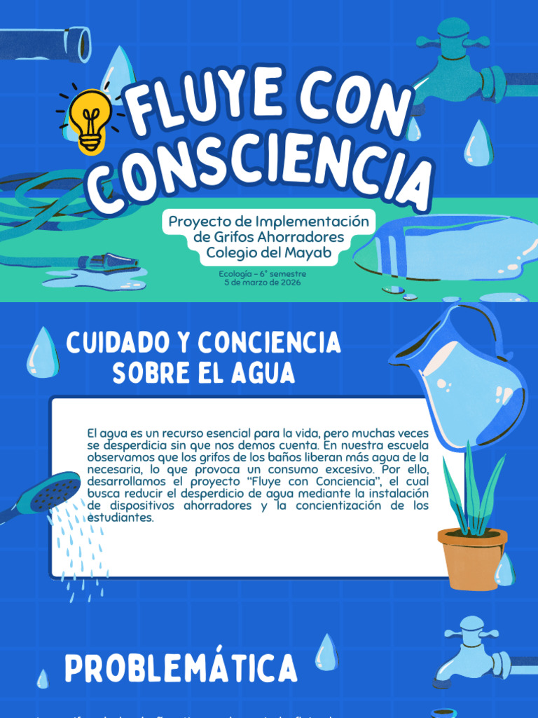 Blue and Green Illustrative How to Save Water Presentation_20260308 ...