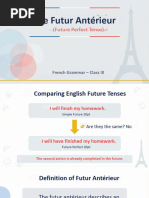 Le Futur Antérieur (Future Perfect Tense) (1) | PDF