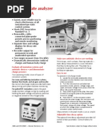 Charged Plate Analyzer Model 268A: Make Sure Antistatic Devices Are Working