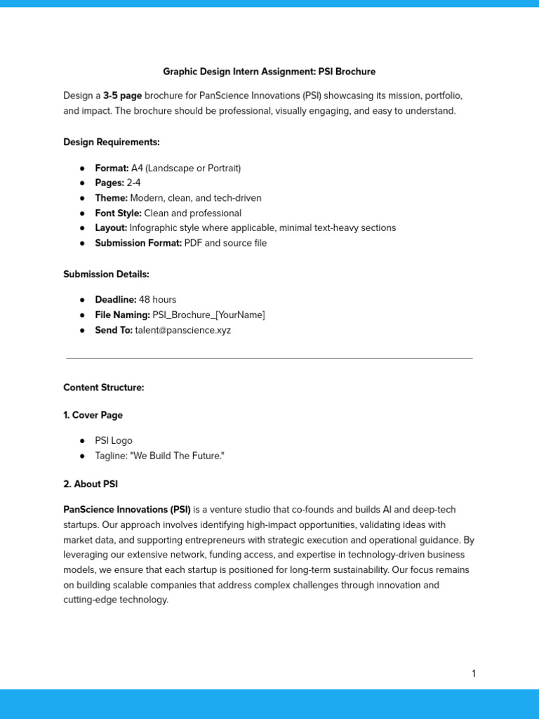 Graphic Design Intern Assignment (1) (1) | PDF | Artificial ...