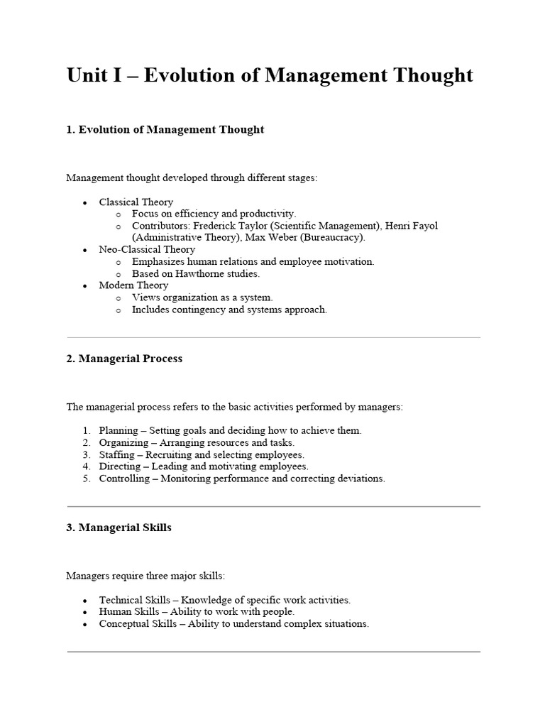 Pom Short Notes PDF | PDF | Policy | Strategic Planning