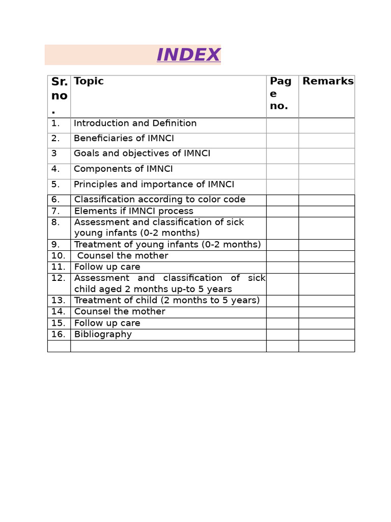 imnci module | PDF | Breastfeeding | Diarrhea