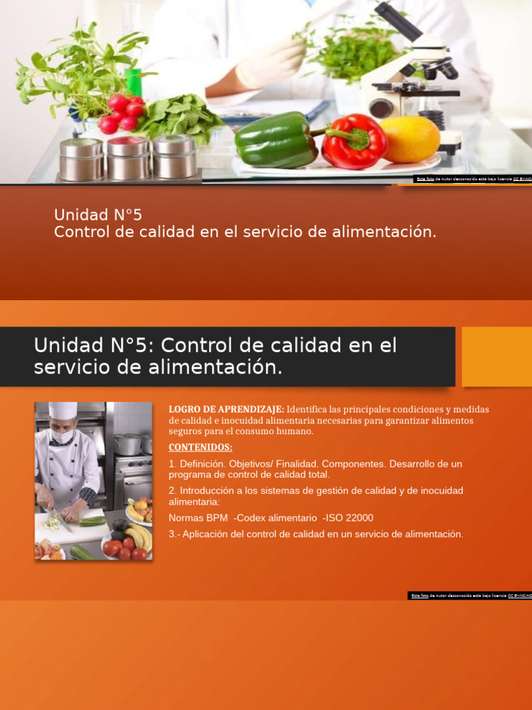 Calidad e Inocuidad Alimentaria (1) | PDF | Calidad (comercial) | Alimentos