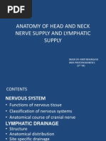 Download Anatomy of Head and Neck Nerve Supply and Lymphatic Drainage by Amit Bhargav SN102151665 doc pdf