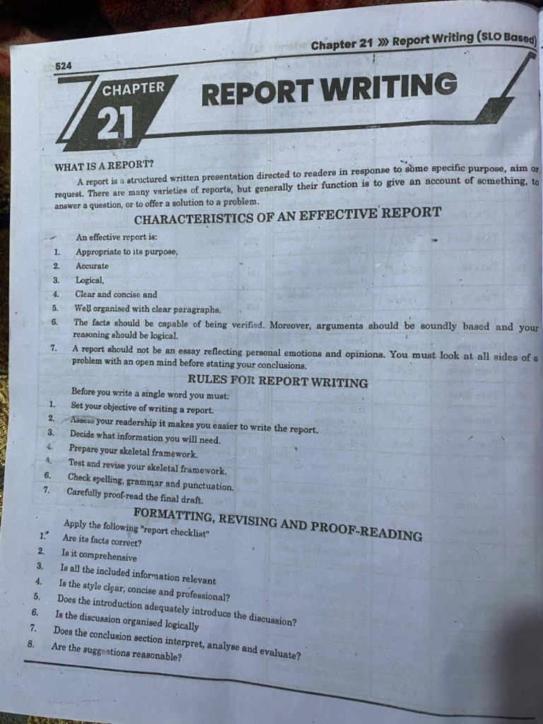 Report Writing | PDF