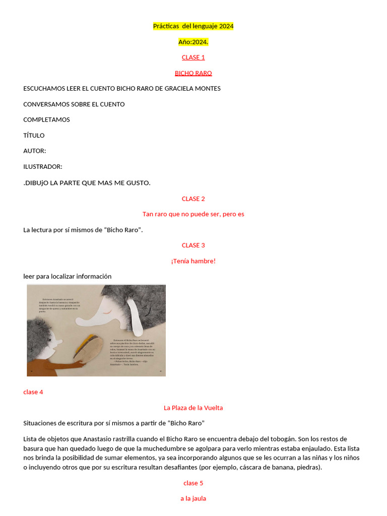Bicho Raro 2024 3ro B Ep17 | PDF