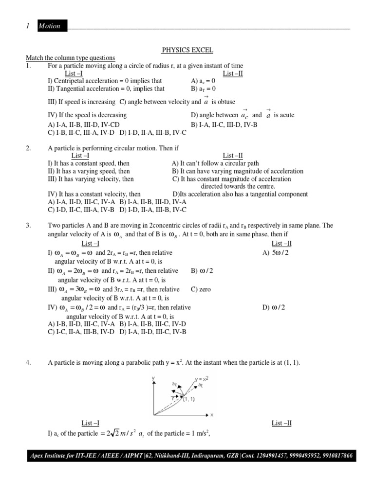 Physics Motion Problems and Solutions | PDF | Force | Acceleration