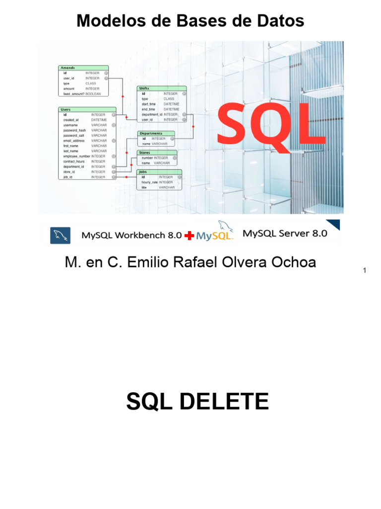 14 Modelos de Bases de Datos SC07S, Trabajando Con Bases de Datos_ SQL ...