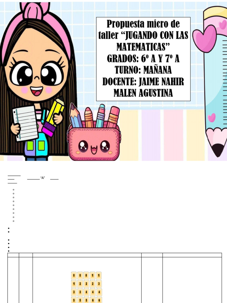 Taller Micro Juegos Matematicos 7 A 2026 | PDF | Matemáticas discretas ...