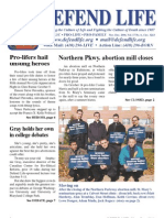 Defend Life Newsletter (2006 Prolife Propaganda)