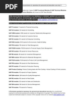 Sap Modules PDF