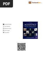Leo L Beranek Acoustics PDF | PDF