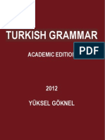Tutkish Grammar Academic Edition Yüksel Göknel 2012