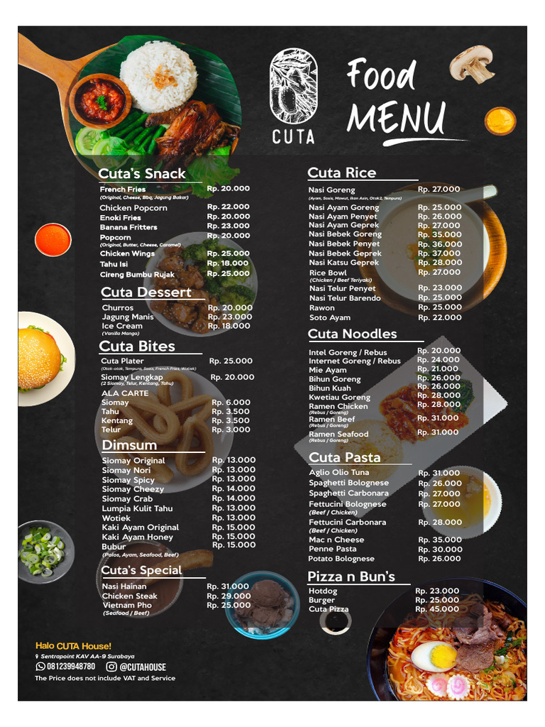 cuta menu new A3+ BB | PDF