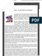 El discurso de Capriles