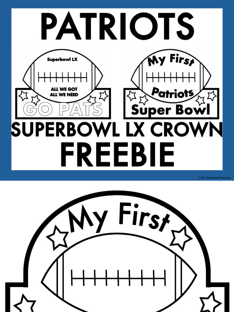 PATRIOTS SUPER BOWL LX CROWN FREEBIE | PDF