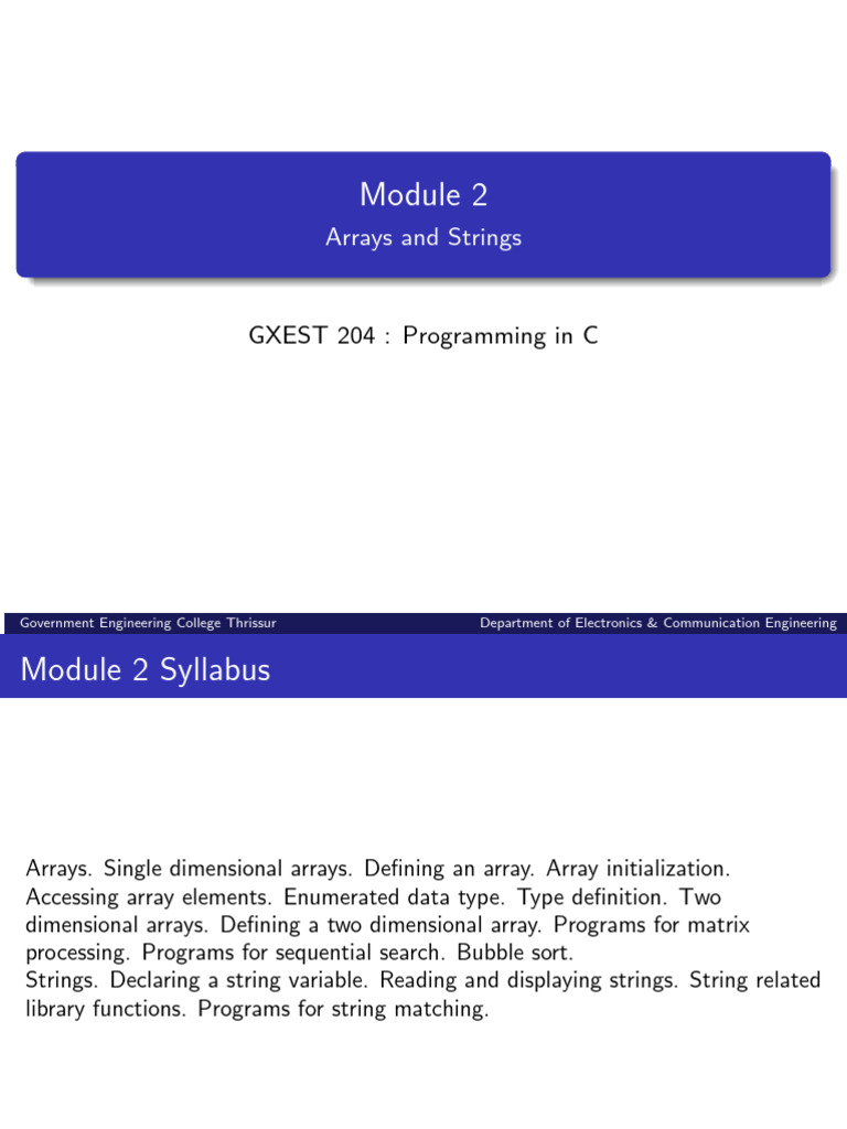 module 2 | PDF | Data Type | String (Computer Science)