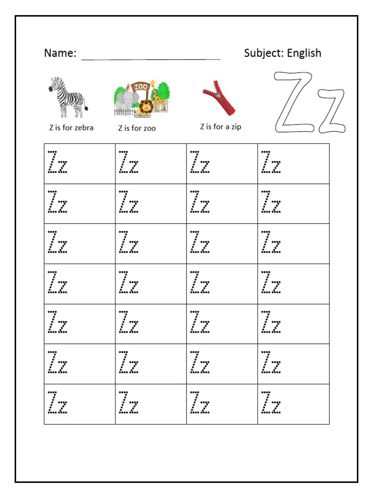 Worksheet Week -1 Friday English(Z) | PDF