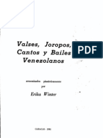 Valses, Joropos, Cantos y Bailes Venezolanos