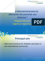 Cumbre Internacional para La Educación Del Paciente Con Diabetes.