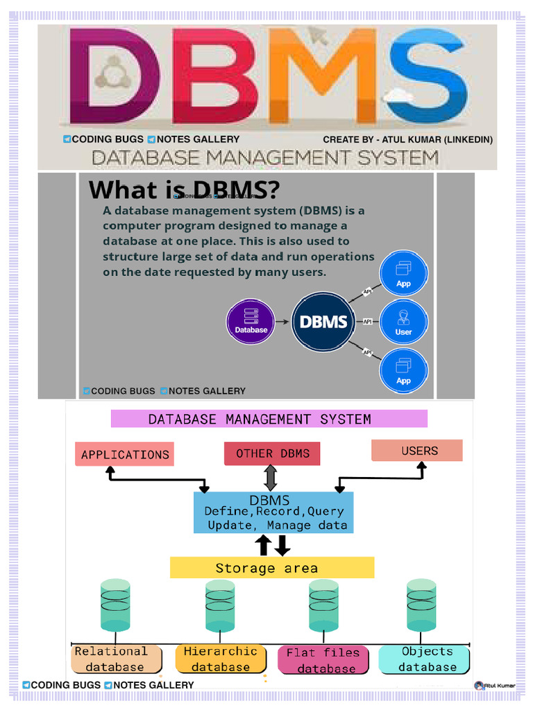 DBMS NOTES | PDF