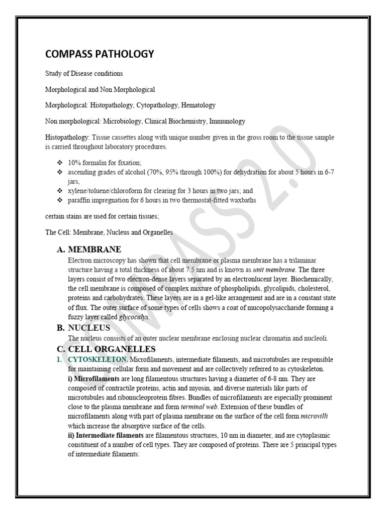 compass tutorials intro to pathology 2026 | PDF | Endoplasmic Reticulum ...