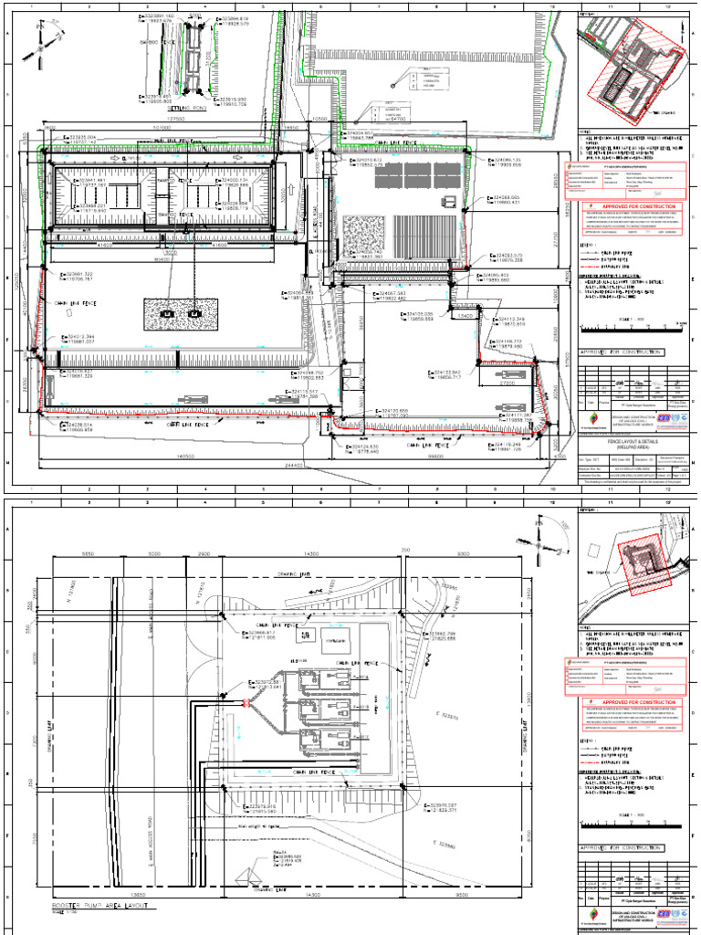 Jai-cv-000-Lay-cbn-20002 Afc 0 AP Fence Layout & Details | PDF