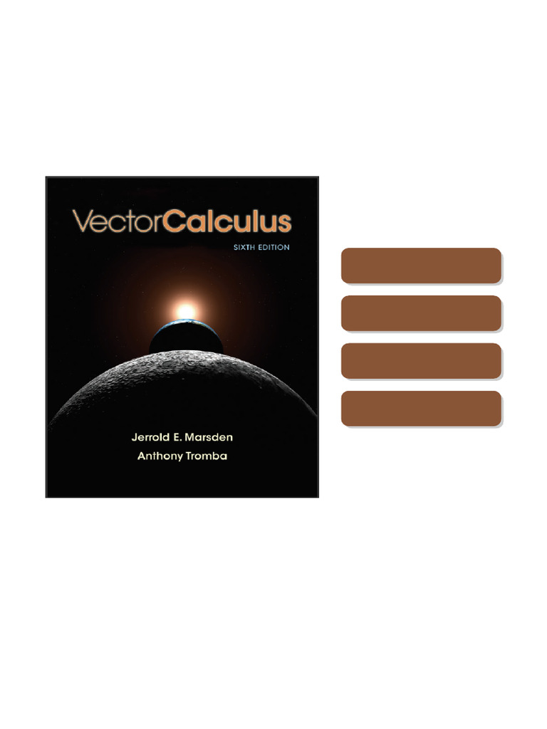 Discover the Solution Manual Vector Calculus 6th Edition by Jerrold E Marsden full version | PDF ...