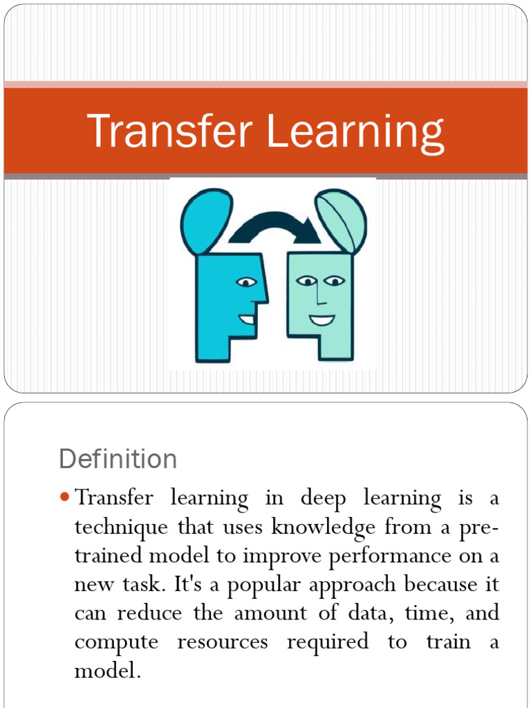 Chapter 6-Transfer Learning | PDF | Machine Learning | Deep Learning
