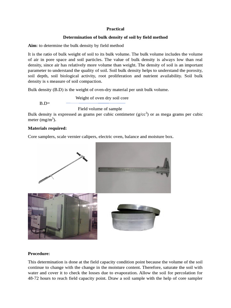 Bulk Density | PDF