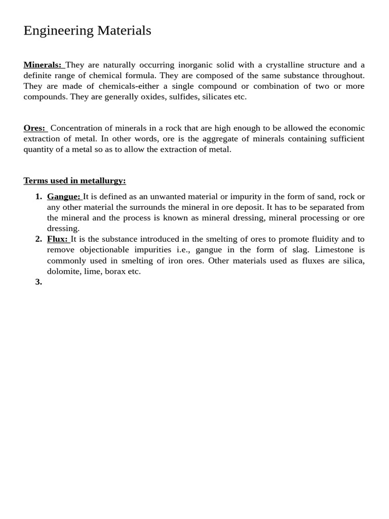 Engineering Materials | PDF